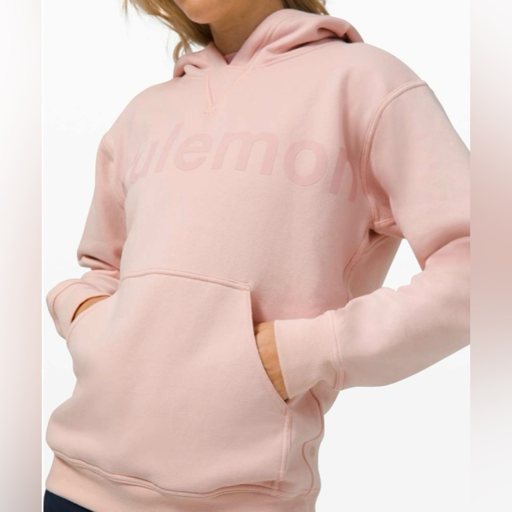 LULULEMON ALL YOURS HOODIE IN LIGHT PINK